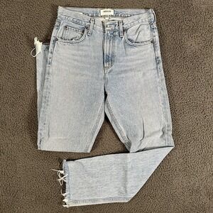 Agolde Light Blue High Rise Women Jeans